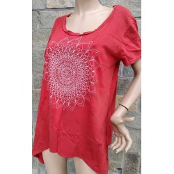 Organic cotton Blouse with Mandala