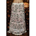 Cotton Long Boho Skirt from India