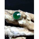 Emerald Handmade Silver 925 Ring from India